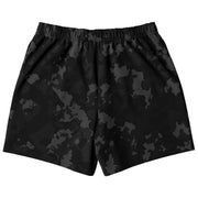 Charcoal Camo Cotton Shorts